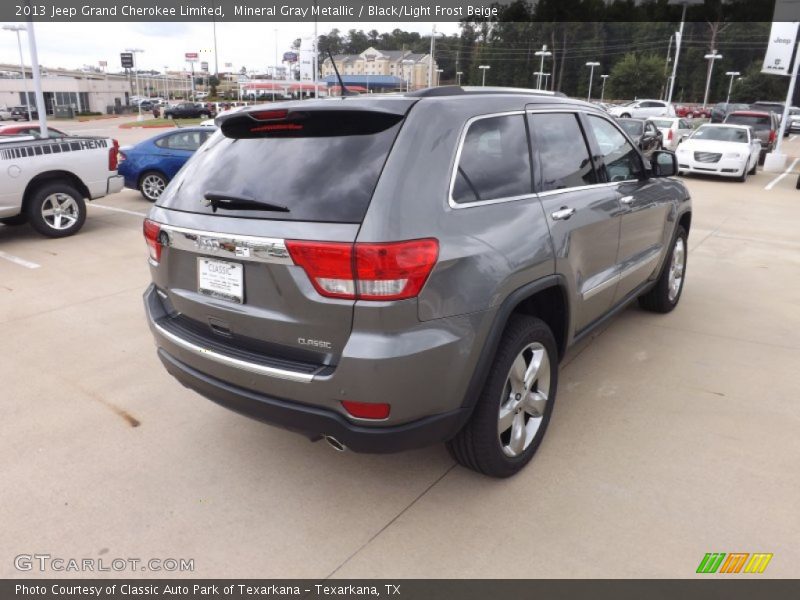 Mineral Gray Metallic / Black/Light Frost Beige 2013 Jeep Grand Cherokee Limited