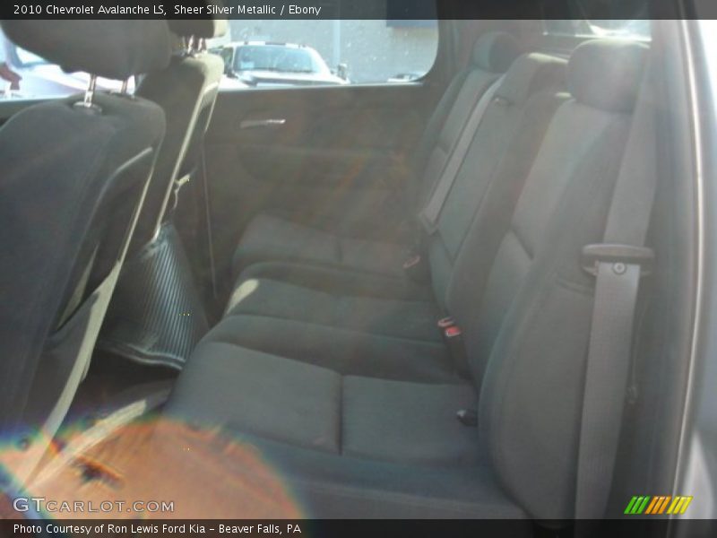 Sheer Silver Metallic / Ebony 2010 Chevrolet Avalanche LS