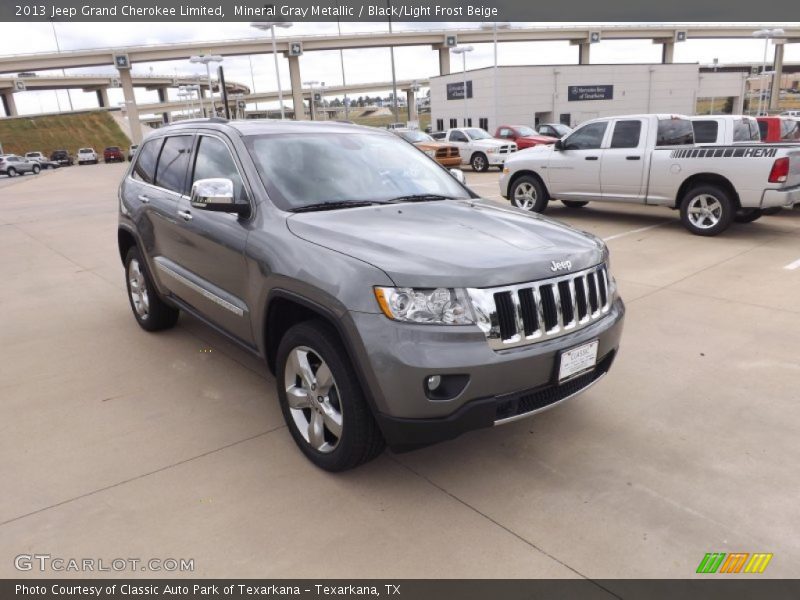 Mineral Gray Metallic / Black/Light Frost Beige 2013 Jeep Grand Cherokee Limited