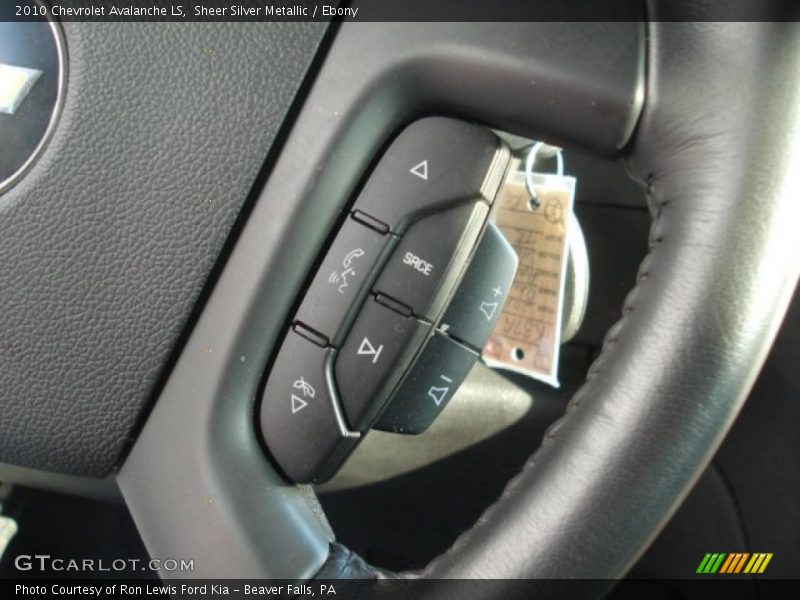 Sheer Silver Metallic / Ebony 2010 Chevrolet Avalanche LS