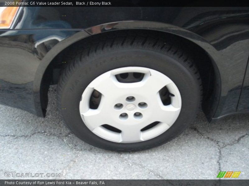 Black / Ebony Black 2008 Pontiac G6 Value Leader Sedan