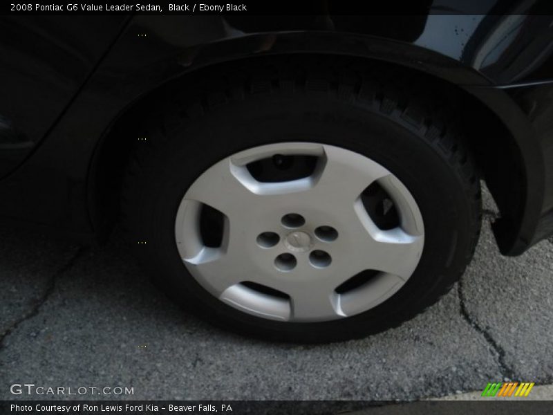 Black / Ebony Black 2008 Pontiac G6 Value Leader Sedan