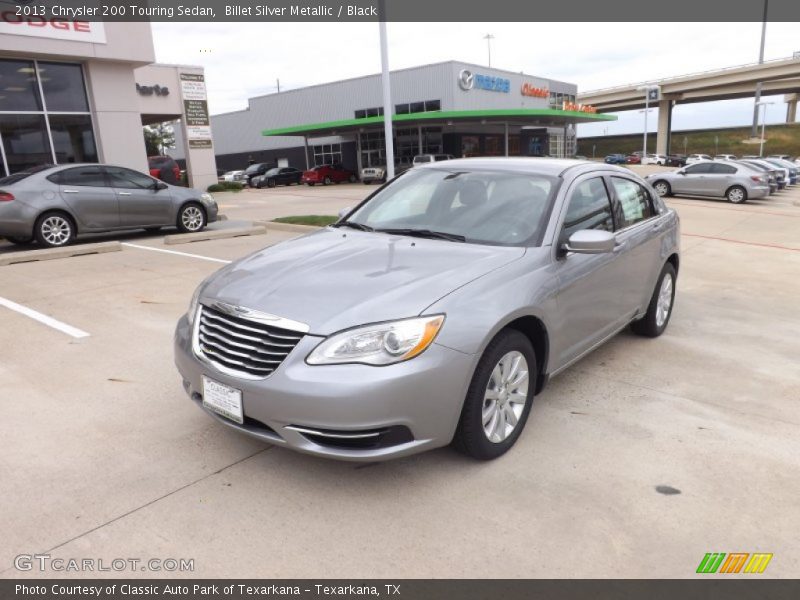Billet Silver Metallic / Black 2013 Chrysler 200 Touring Sedan