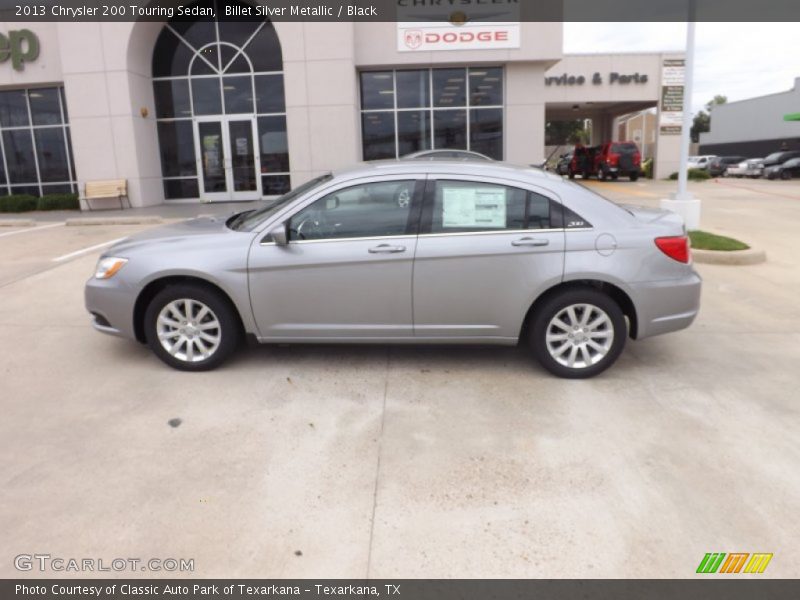 Billet Silver Metallic / Black 2013 Chrysler 200 Touring Sedan