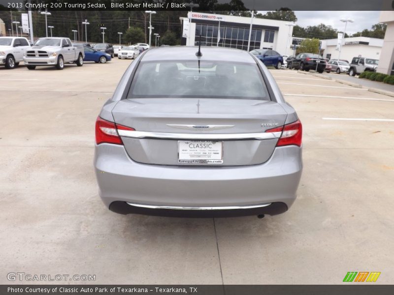 Billet Silver Metallic / Black 2013 Chrysler 200 Touring Sedan