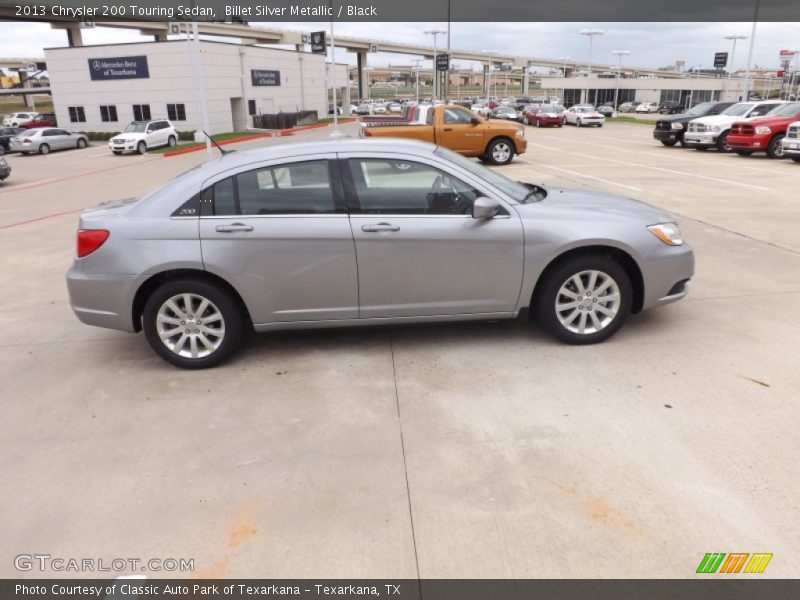 Billet Silver Metallic / Black 2013 Chrysler 200 Touring Sedan