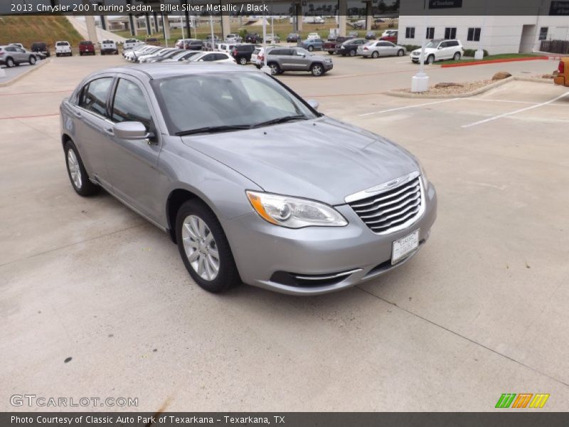 Billet Silver Metallic / Black 2013 Chrysler 200 Touring Sedan