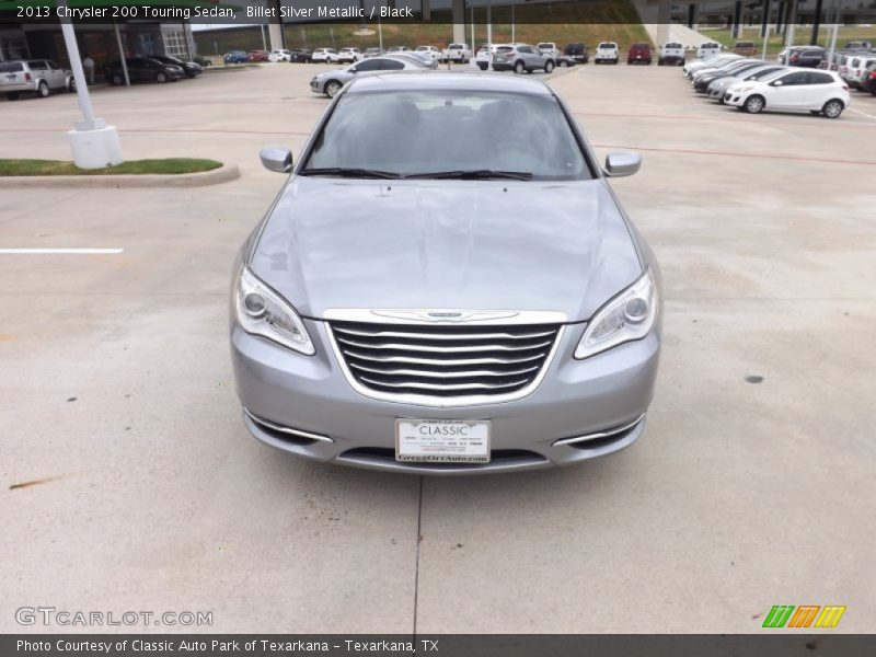 Billet Silver Metallic / Black 2013 Chrysler 200 Touring Sedan