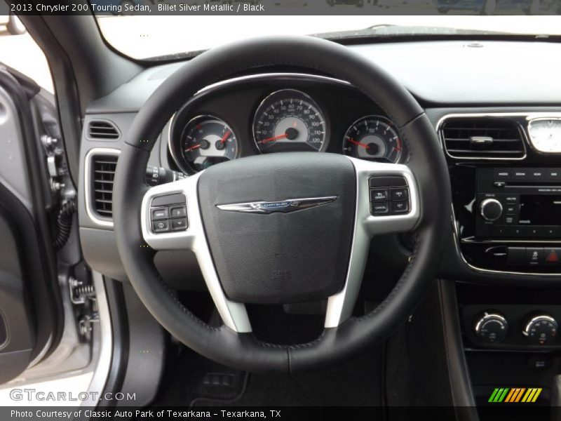 Billet Silver Metallic / Black 2013 Chrysler 200 Touring Sedan