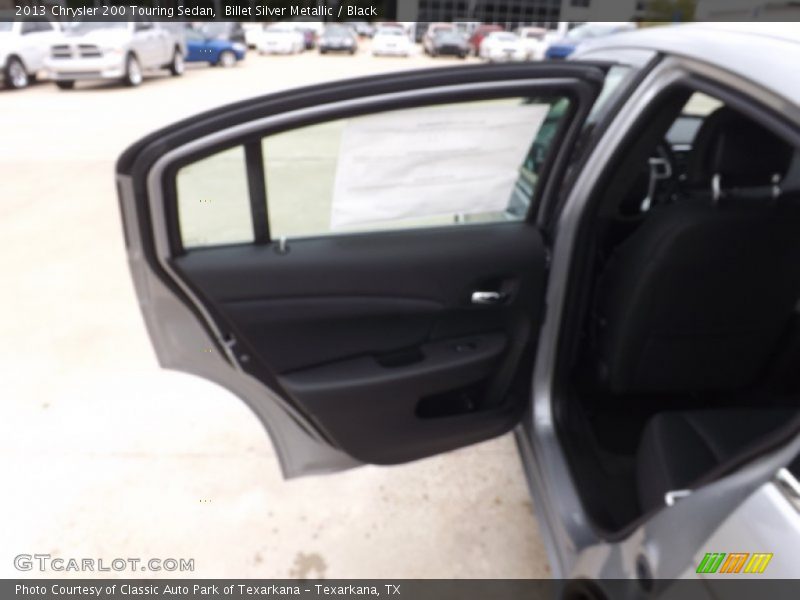 Billet Silver Metallic / Black 2013 Chrysler 200 Touring Sedan