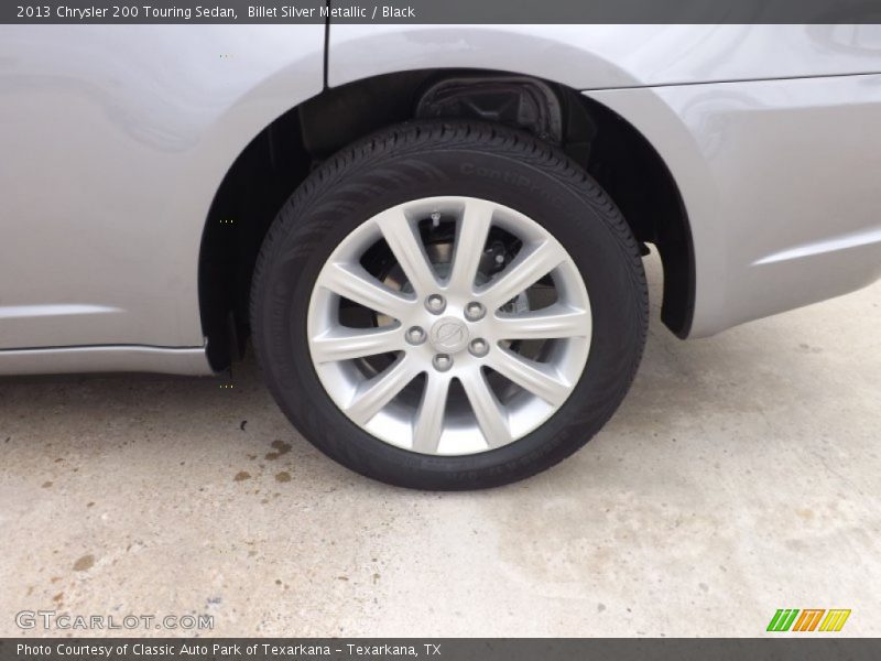 Billet Silver Metallic / Black 2013 Chrysler 200 Touring Sedan