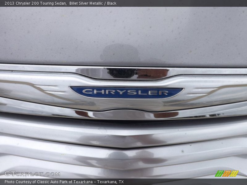 Billet Silver Metallic / Black 2013 Chrysler 200 Touring Sedan