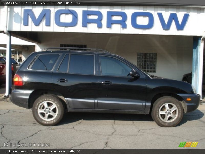 Black Obsidian / Gray 2003 Hyundai Santa Fe GLS