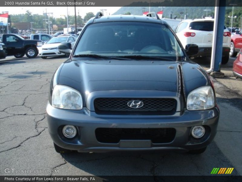 Black Obsidian / Gray 2003 Hyundai Santa Fe GLS