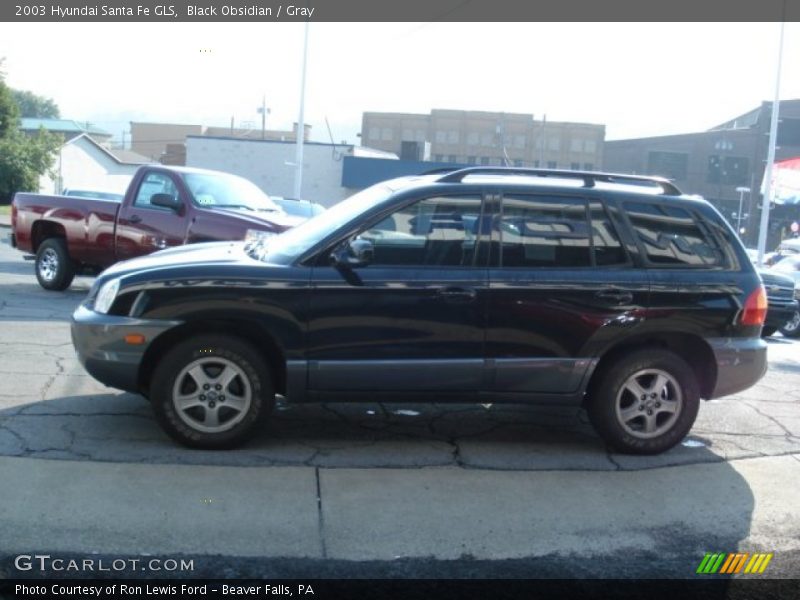 Black Obsidian / Gray 2003 Hyundai Santa Fe GLS