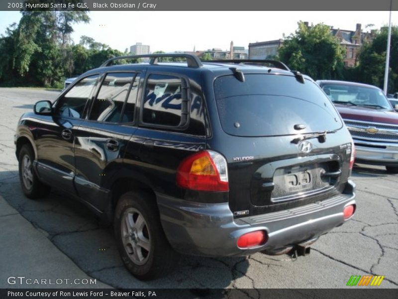 Black Obsidian / Gray 2003 Hyundai Santa Fe GLS