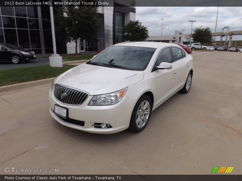 White Diamond Tricoat / Ebony 2013 Buick LaCrosse FWD