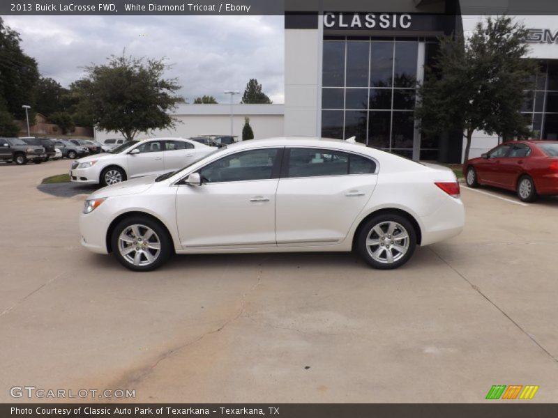 White Diamond Tricoat / Ebony 2013 Buick LaCrosse FWD