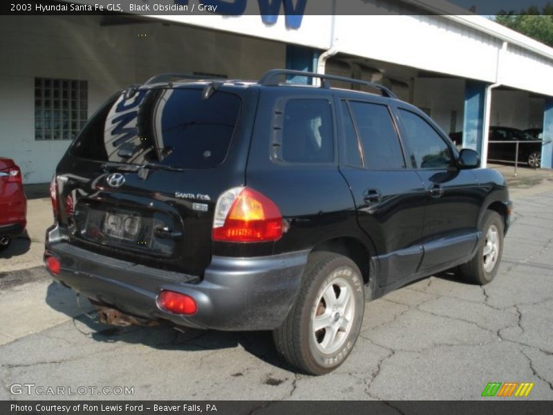 Black Obsidian / Gray 2003 Hyundai Santa Fe GLS