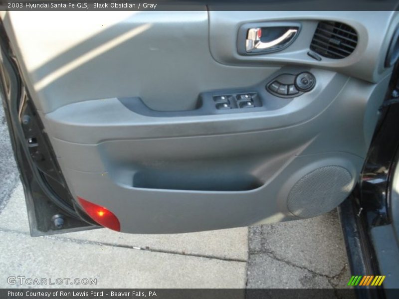 Black Obsidian / Gray 2003 Hyundai Santa Fe GLS