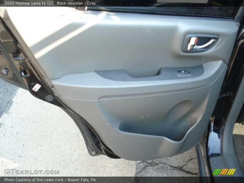 Black Obsidian / Gray 2003 Hyundai Santa Fe GLS