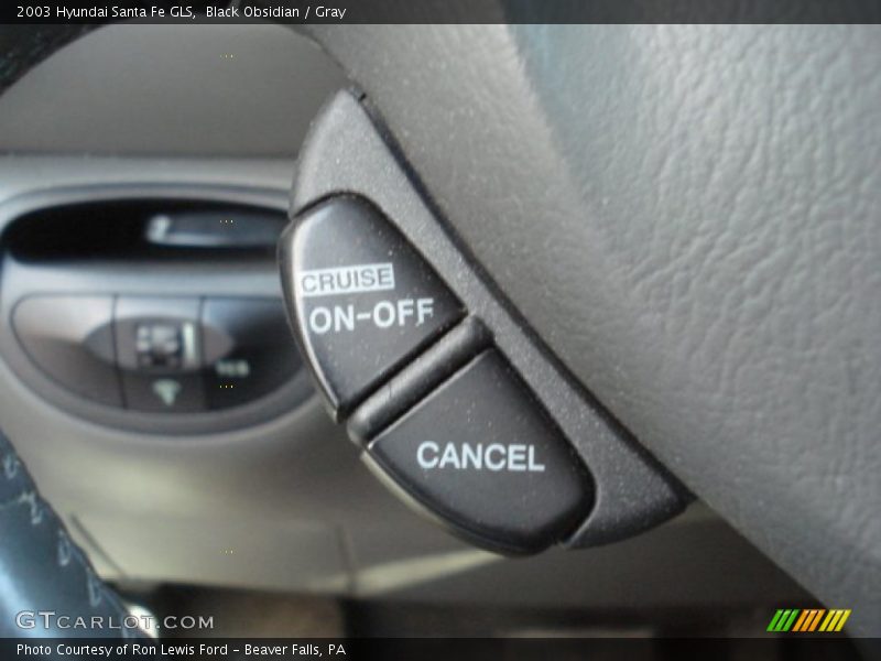 Black Obsidian / Gray 2003 Hyundai Santa Fe GLS