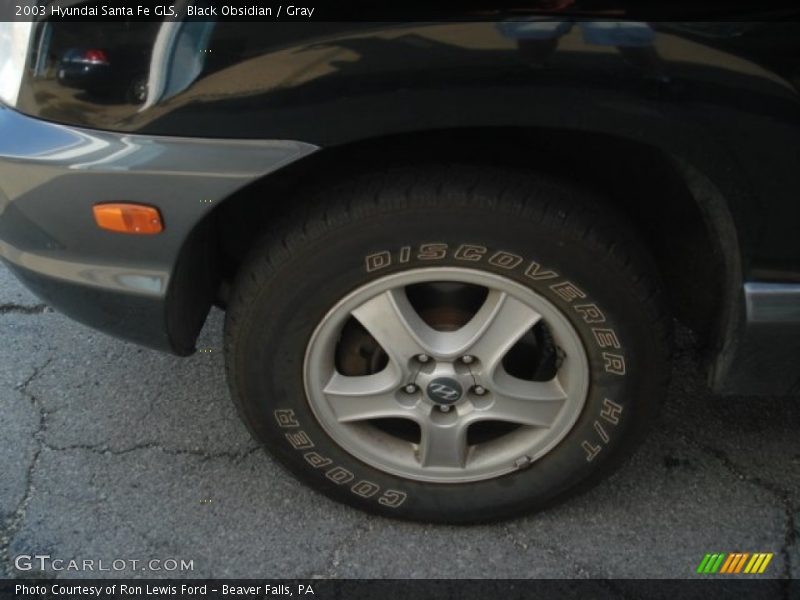 Black Obsidian / Gray 2003 Hyundai Santa Fe GLS