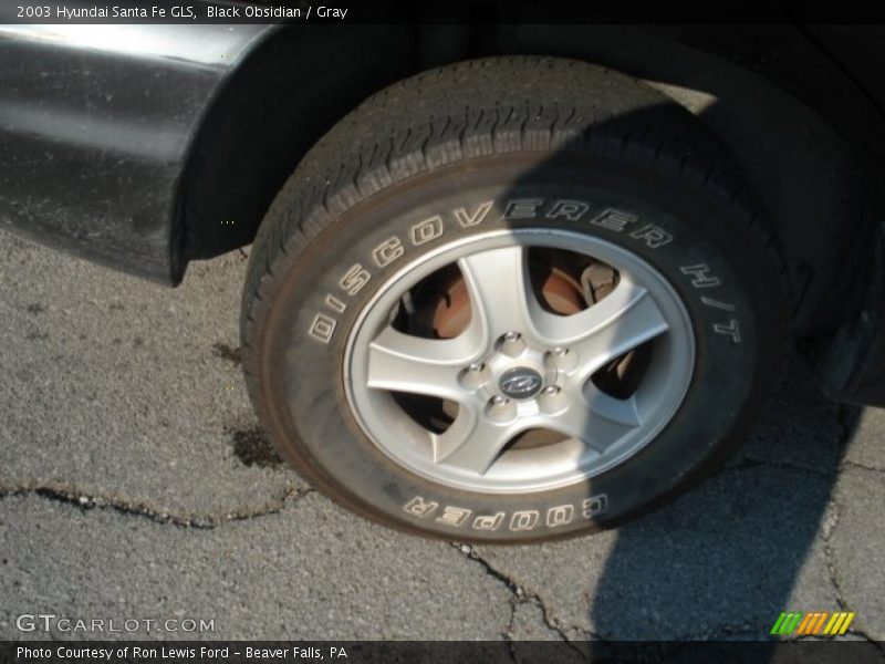 Black Obsidian / Gray 2003 Hyundai Santa Fe GLS