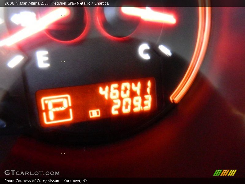Precision Gray Metallic / Charcoal 2008 Nissan Altima 2.5