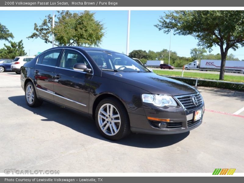 Mocha Brown / Pure Beige 2008 Volkswagen Passat Lux Sedan