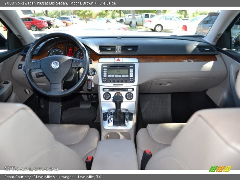Mocha Brown / Pure Beige 2008 Volkswagen Passat Lux Sedan