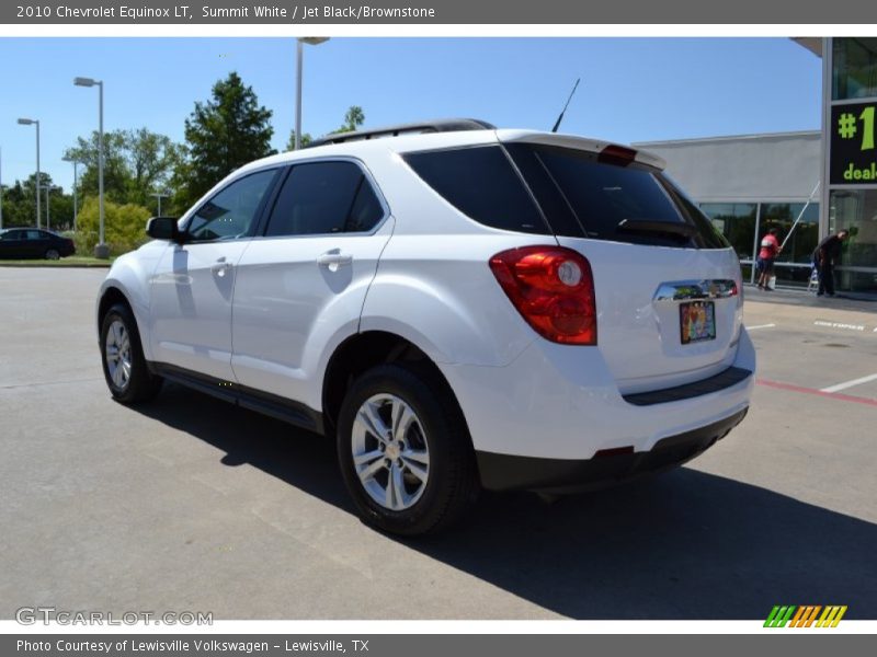 Summit White / Jet Black/Brownstone 2010 Chevrolet Equinox LT