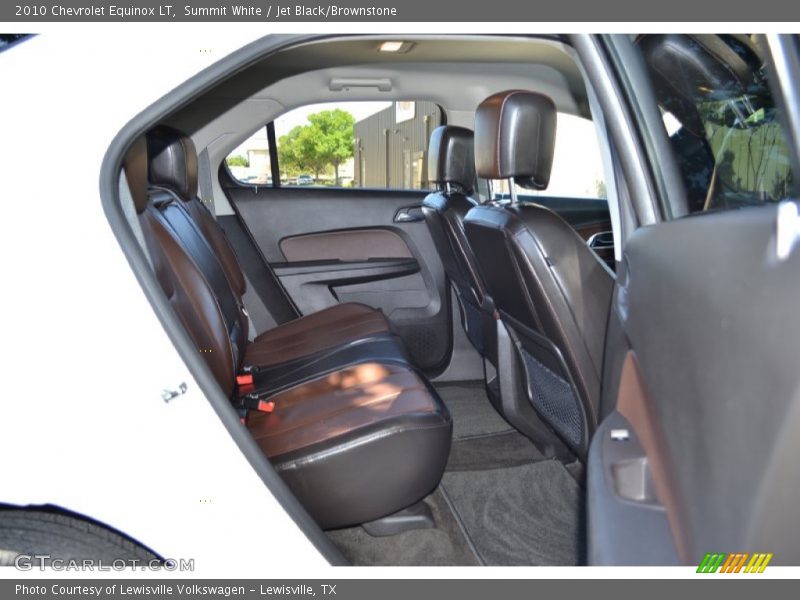 Summit White / Jet Black/Brownstone 2010 Chevrolet Equinox LT