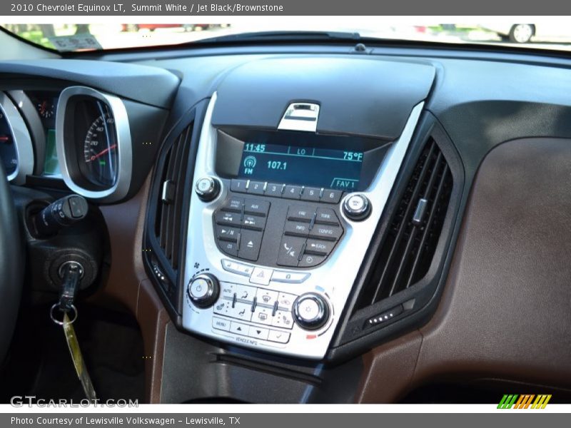 Summit White / Jet Black/Brownstone 2010 Chevrolet Equinox LT