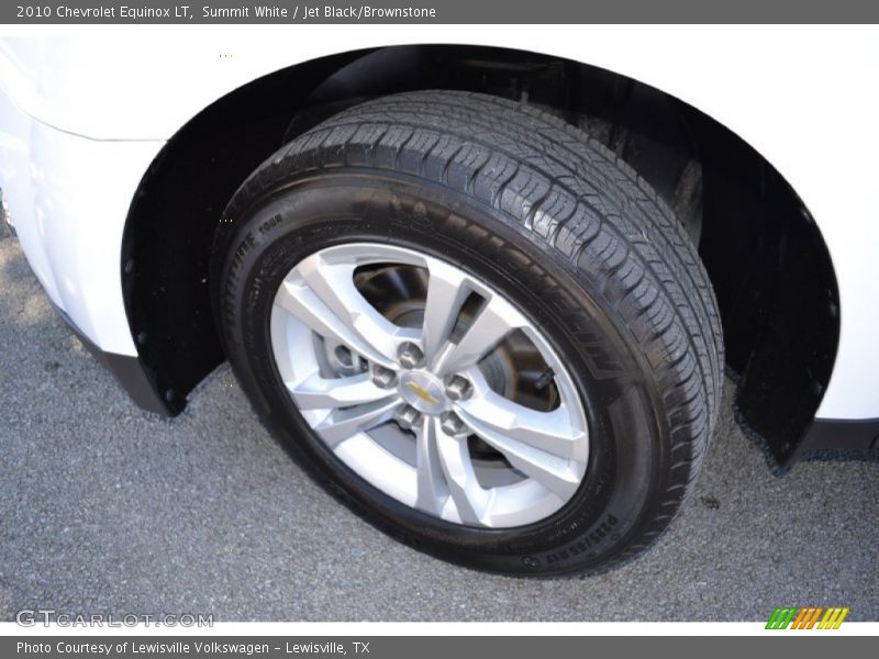Summit White / Jet Black/Brownstone 2010 Chevrolet Equinox LT