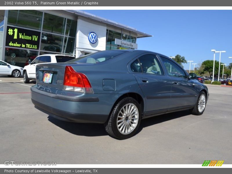 Platinum Green Metallic / Graphite 2002 Volvo S60 T5