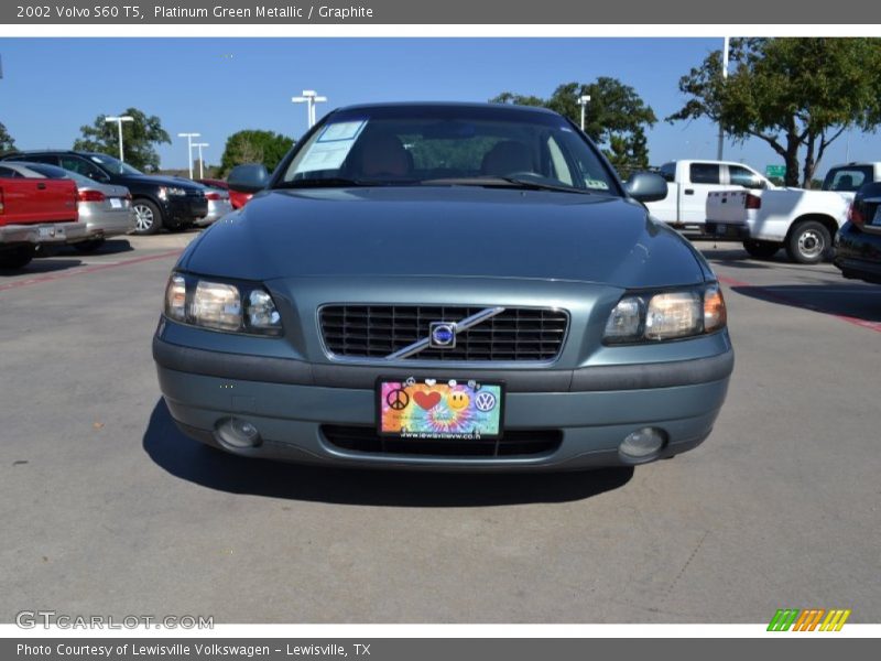 Platinum Green Metallic / Graphite 2002 Volvo S60 T5