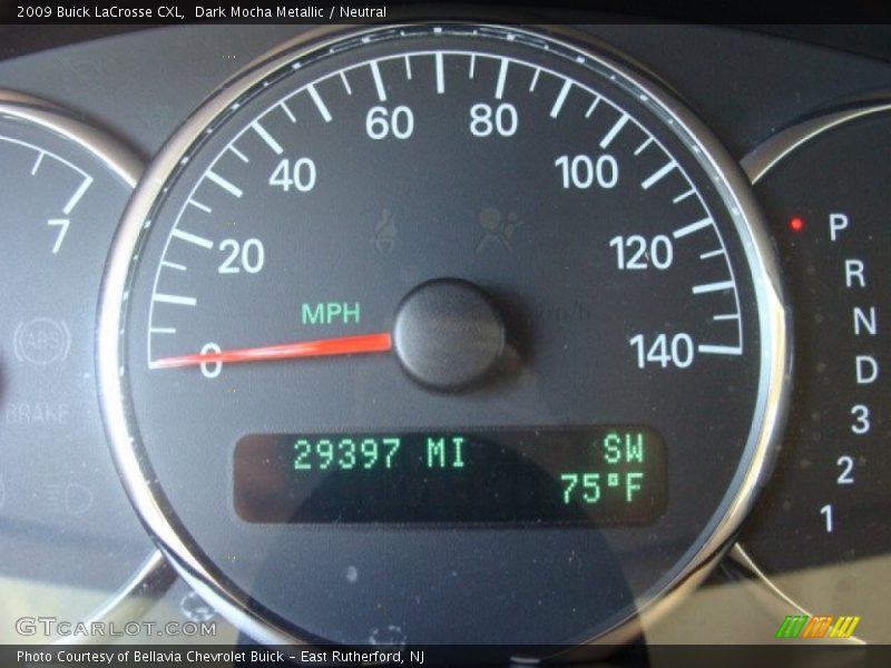 Dark Mocha Metallic / Neutral 2009 Buick LaCrosse CXL