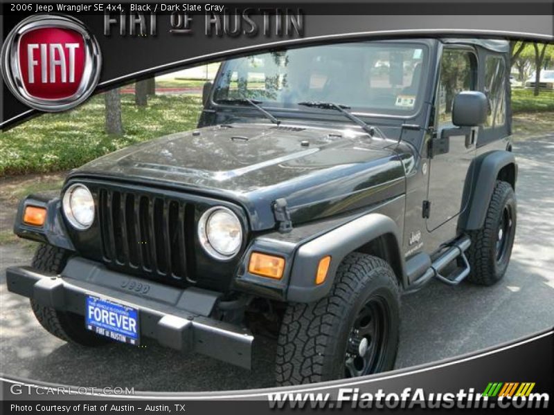 Black / Dark Slate Gray 2006 Jeep Wrangler SE 4x4