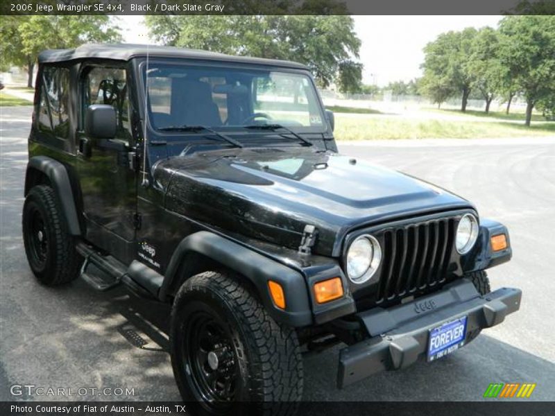 Black / Dark Slate Gray 2006 Jeep Wrangler SE 4x4
