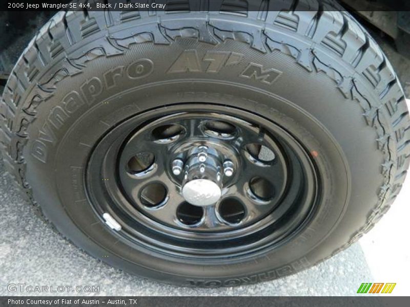 Black / Dark Slate Gray 2006 Jeep Wrangler SE 4x4