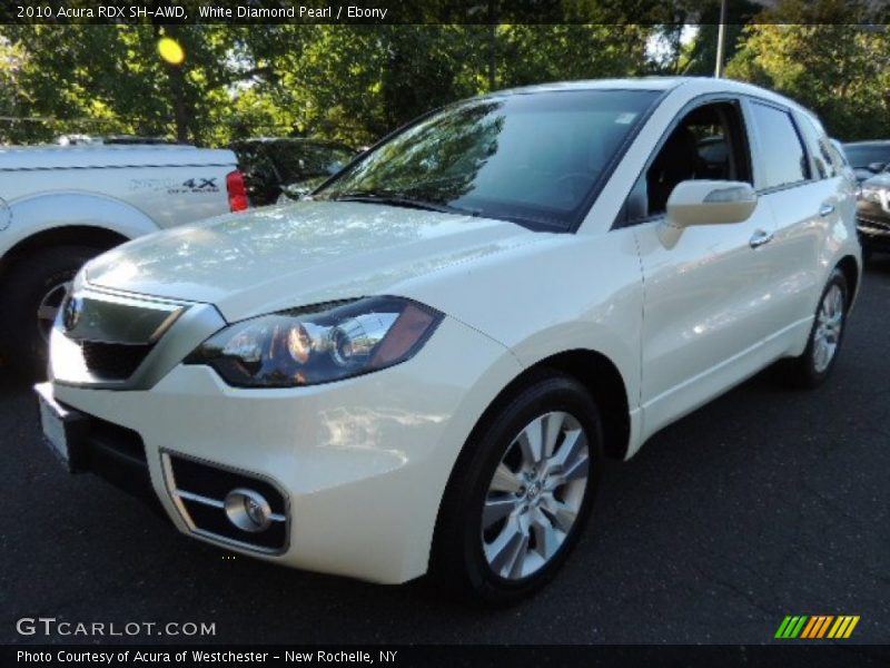 White Diamond Pearl / Ebony 2010 Acura RDX SH-AWD