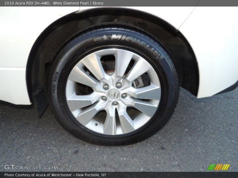White Diamond Pearl / Ebony 2010 Acura RDX SH-AWD