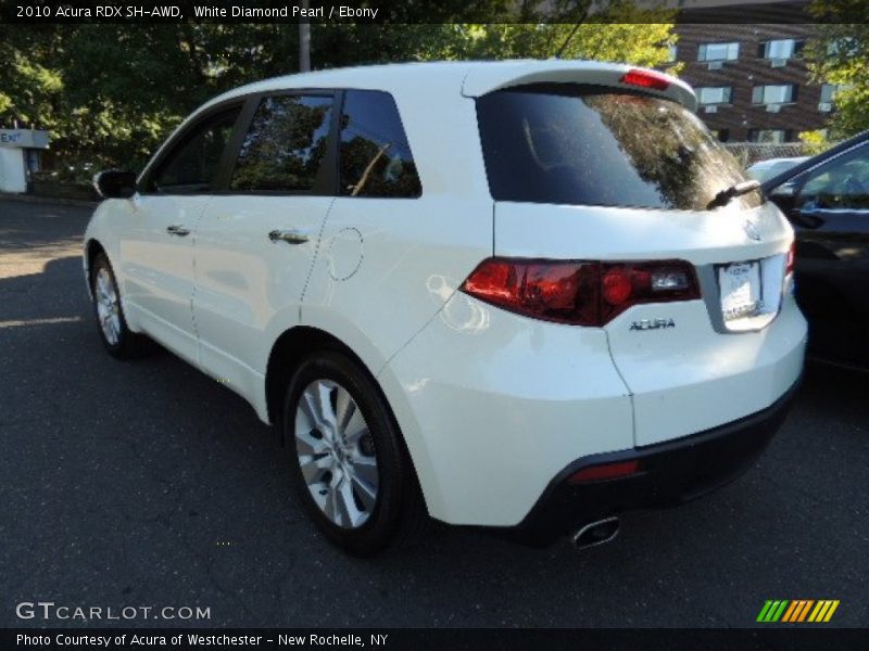 White Diamond Pearl / Ebony 2010 Acura RDX SH-AWD