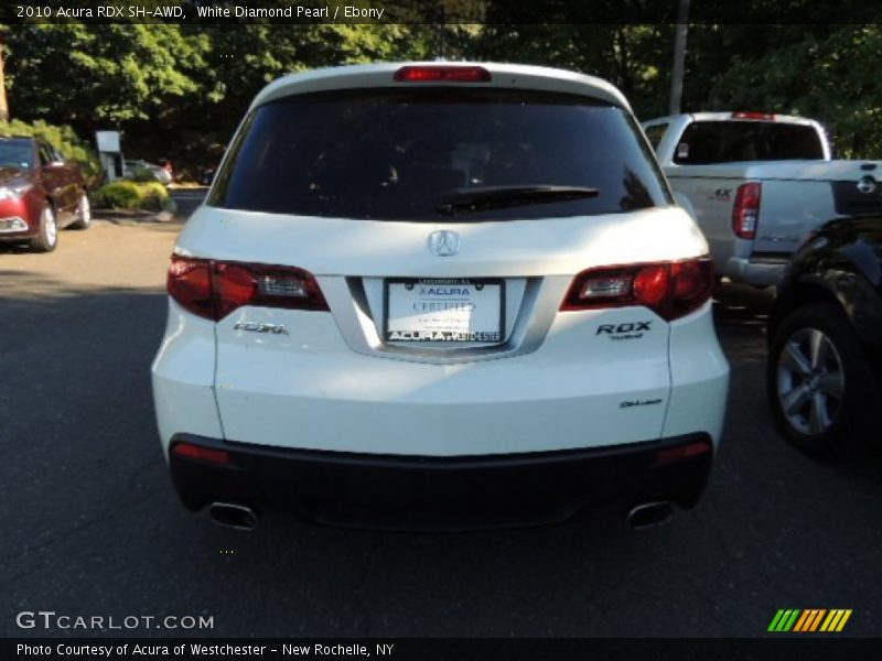 White Diamond Pearl / Ebony 2010 Acura RDX SH-AWD