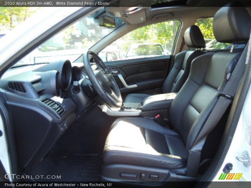 White Diamond Pearl / Ebony 2010 Acura RDX SH-AWD