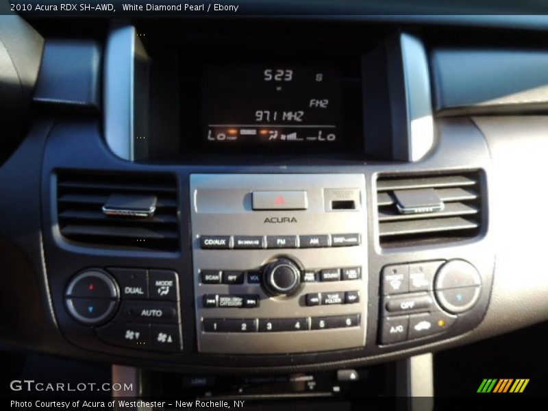 White Diamond Pearl / Ebony 2010 Acura RDX SH-AWD