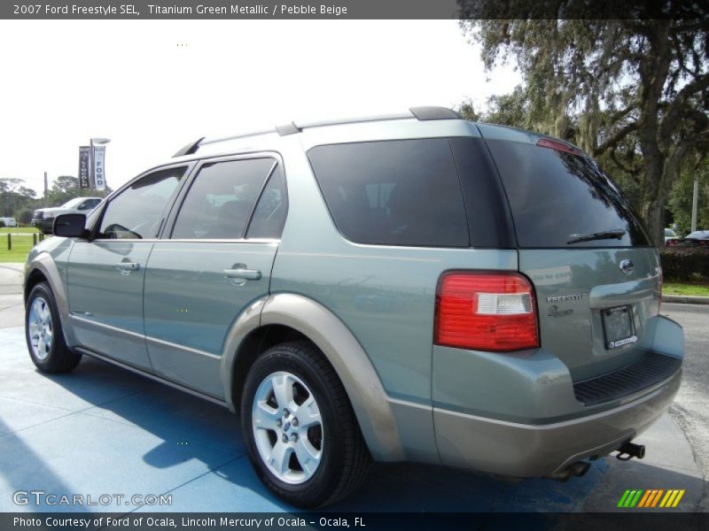 Titanium Green Metallic / Pebble Beige 2007 Ford Freestyle SEL