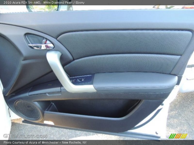 White Diamond Pearl / Ebony 2010 Acura RDX SH-AWD