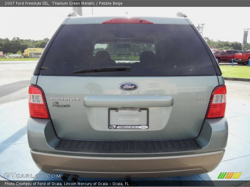 Titanium Green Metallic / Pebble Beige 2007 Ford Freestyle SEL